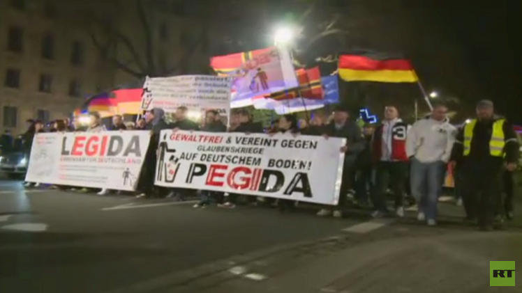 "بيغيدا" المعادية للأسلمة تحشد أنصارها في درسدن (فيديو)