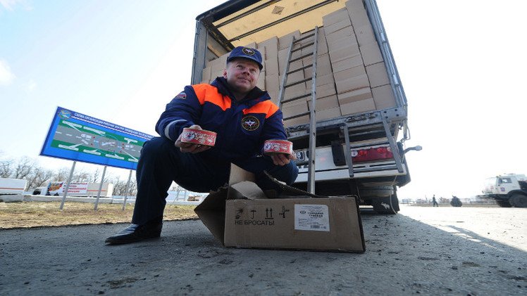 قافلة مساعدات إنسانية روسية جديدة تصل أوكرانيا