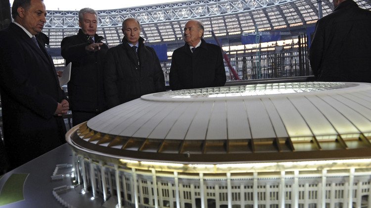 استاد لوجنيكي في موسكو يحتضن المباراتين الافتتاحية والنهائية لمونديال 2018 