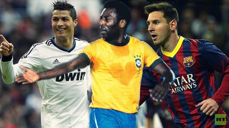 بيليه يؤجج نار الصراع بين ميسي ورونالدو قبل الكلاسيكو