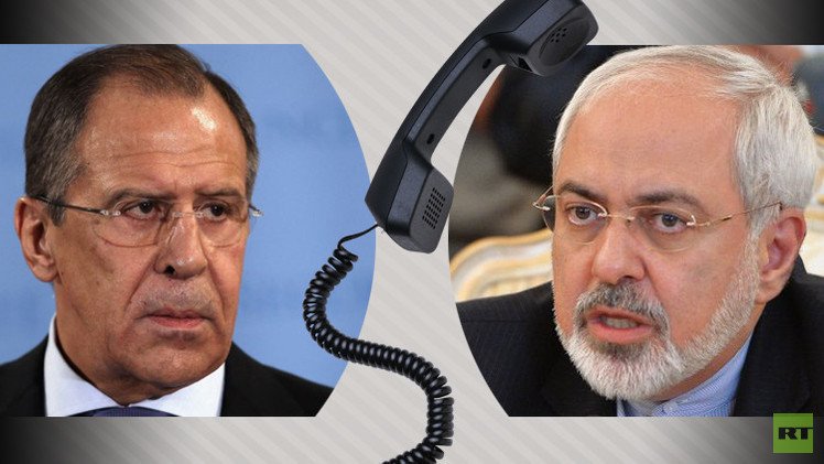 لافروف وظريف يبحثان هاتفيا الملف النووي الإيراني