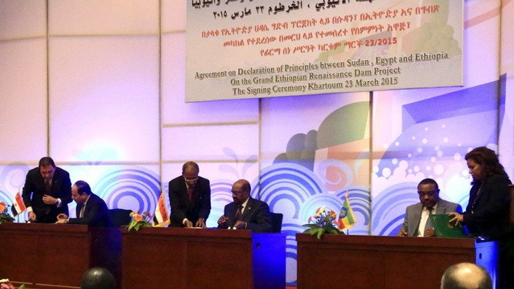 توقيع وثيقة إعلان مبادئ لسد "النهضة" الإثيوبي في قمة ثلاثية بالخرطوم