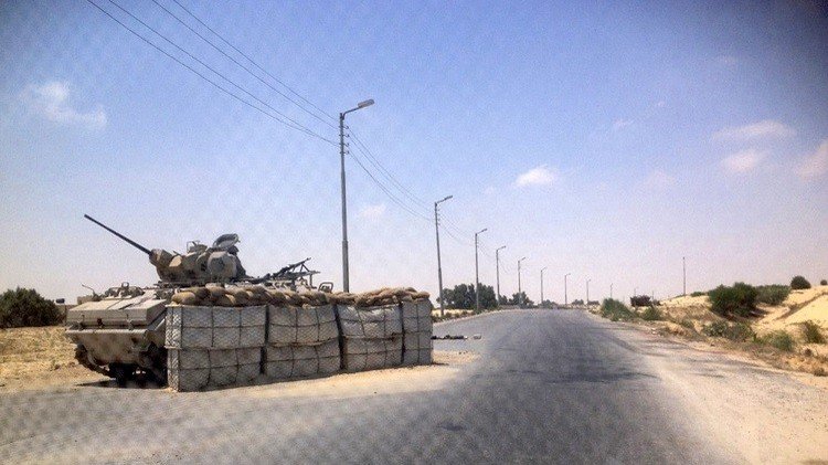 مقتل جنديين مصريين بانفجار عبوة ناسفة شمال سيناء