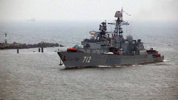 سفينة حربية روسية مضادة للغواصات تتجه إلى غرب المتوسط