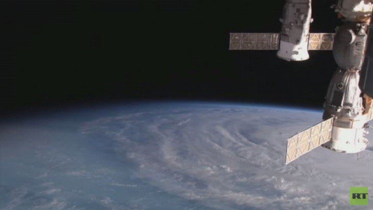 فيديو.. مشاهد ملتقطة من الفضاء لإعصار مايساك