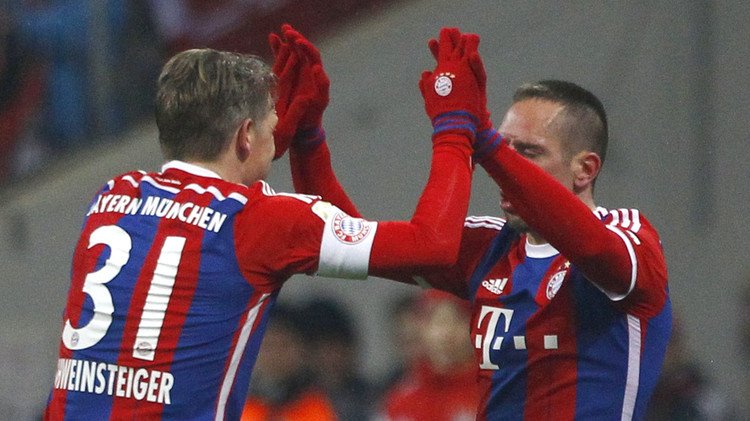 إصابة شفاينشتايغر وريبيري تزيد الحمل على بايرن قبل لقاء بورتو