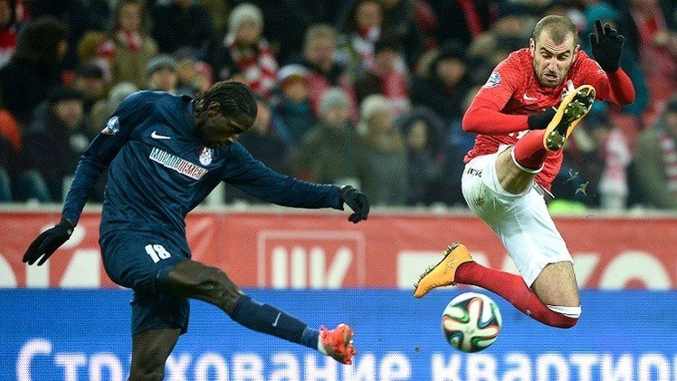 سبارتاك موسكو يفوز على موردوفيا بثنائية