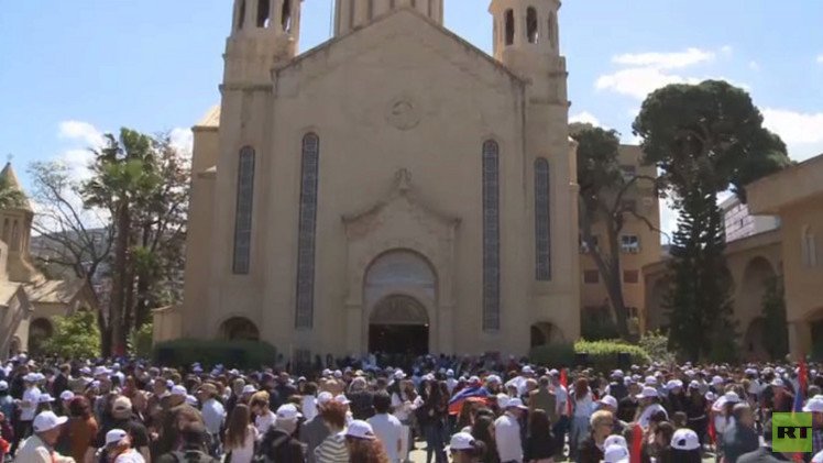 أرمن لبنان يحيون الذكرى المئوية للإبادة