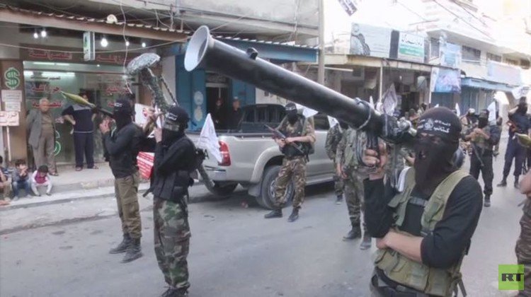 حماس تستعرض قوتها في شوارع غزة لليوم الثاني