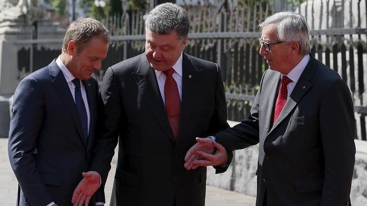 بوروشينكو يدعو الزعماء الأوروبيين لمنح أوكرانيا آفاقا للانضمام إلى الاتحاد الأوروبي