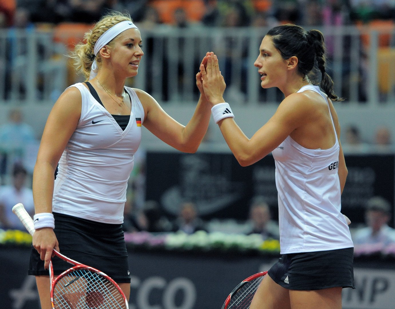 الألمانيتان أندريا بيتكوفيتش وسابين ليسيتسكي