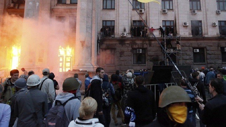 الذكرى الأولى لمحرقة أوديسا ونوايا كييف ضم القوميين المتطرفين إلى الجيش