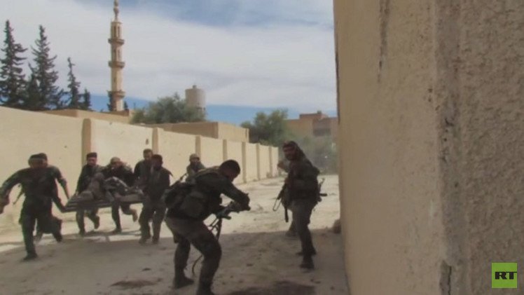 كاميرا RT تواكب عمليات الجيش السوري في الغوطة