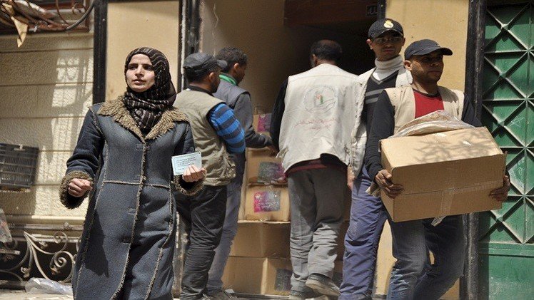دمشق.. مساعدات اليونيسف تصل نازحين من مخيم اليرموك  