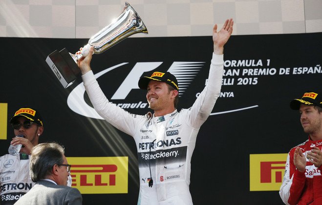 روزبرغ بطلا لسباق إسبانيا للفورمولا-1 .. (صور)