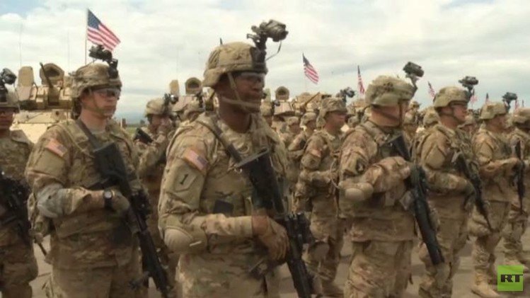 تدريبات عسكرية أمريكية جورجية قرب تبيليسي (فيديو)