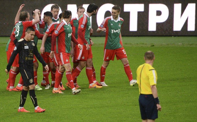 لوكوموتيف موسكو يكرم ضيفه روبين قازان بثلاثية