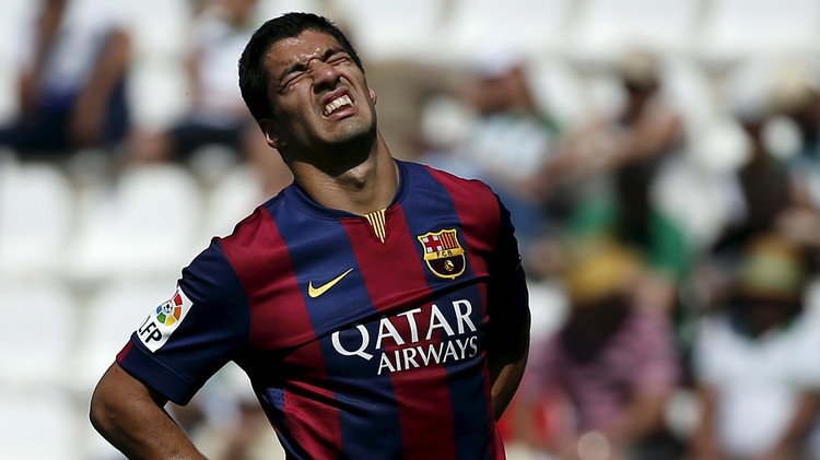 سواريز يغيب عن آخر مباراة لبرشلونة في الليغا