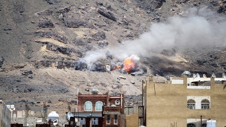 اليمن.. التحالف يشن 3 غارات على مواقع الدفاع الجوي بجبل عيبان