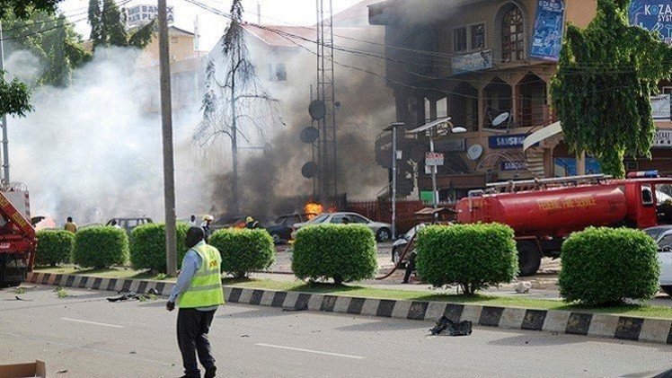50 قتيلا على الأقل بتفجير داخل سوق في نيجيريا