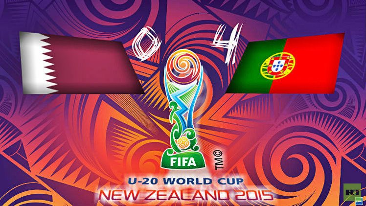 (فيديو) قطر تتلقى هزيمة قاسية من البرتغال في مونديال الشباب