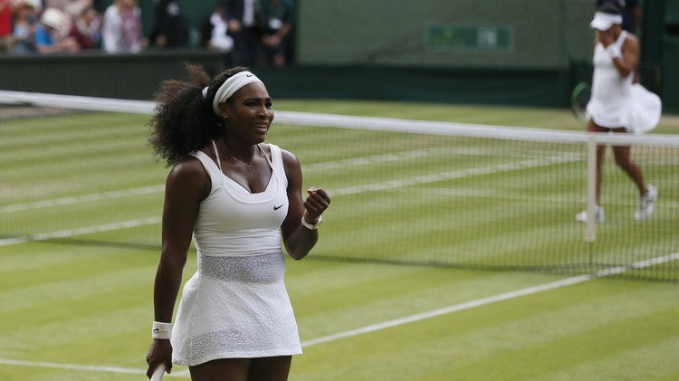 سيرينا تنجو بمعجزة وتتأهل للدور الرابع لويمبلدون 