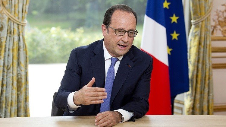 هولاند: على إيران تقديم المساعدة لإنهاء الأزمة السورية