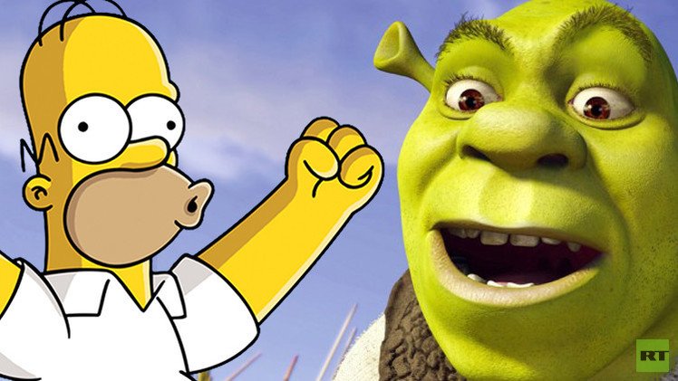 "شريك" و"هومر سيمبسون" يسببان بدانة الأطفال