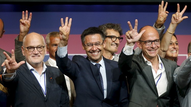 بارتوميو رئيسا لبرشلونة لولاية ثانية