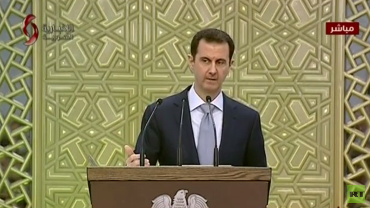 الأسد: وقف الحرب أولوية وتعامل الغرب مع الإرهاب مازال يتسم بالنفاق  