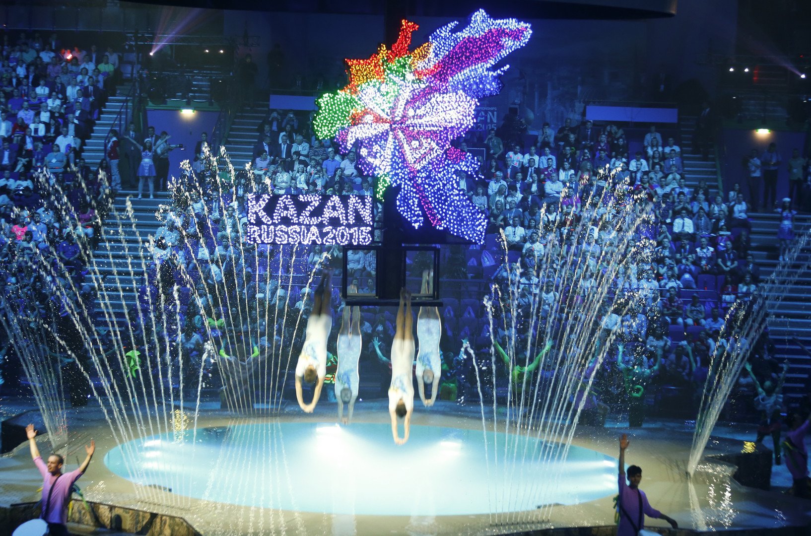 انطلاق بطولة العالم للألعاب المائية في قازان