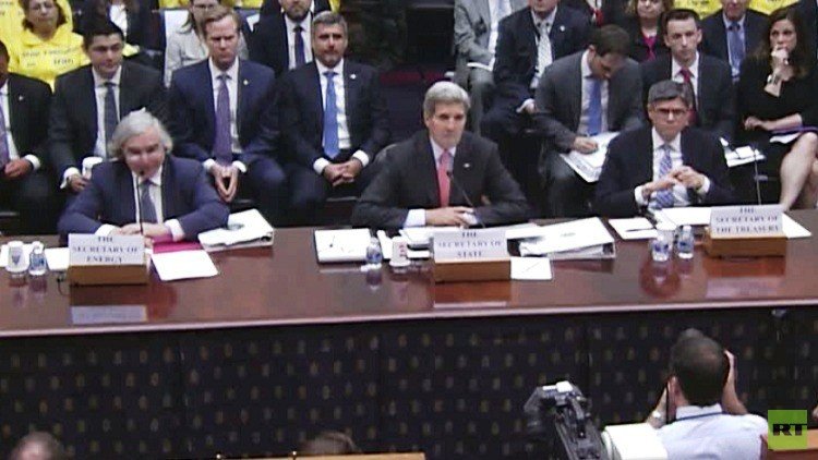 كيري يدافع أمام الكونغرس عن الاتفاق النووي مع إيران