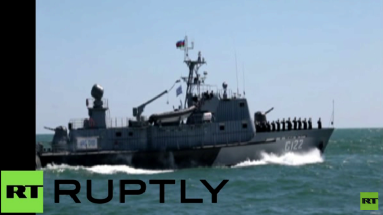 بالفيديو.. روسيا تفوز بكأس بحر قزوين في  منافسات الجيوش الدولية  