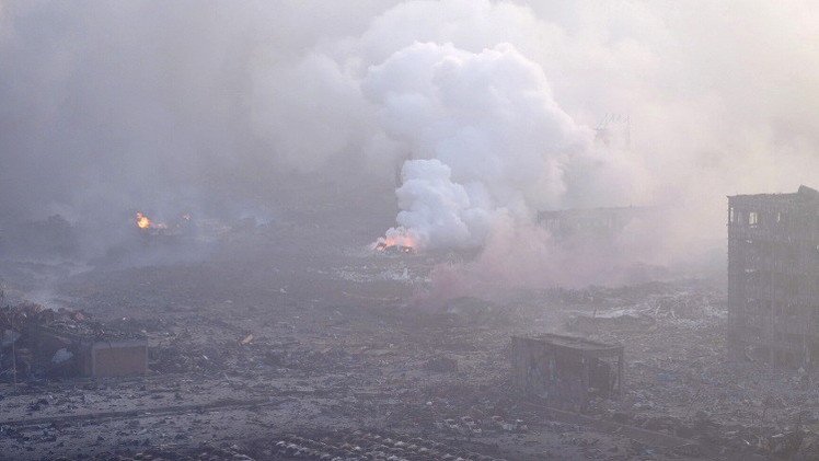 ارتفاع حصيلة ضحايا الانفجار الضخم شمال الصين إلى 85 قتيلا (فيديو)