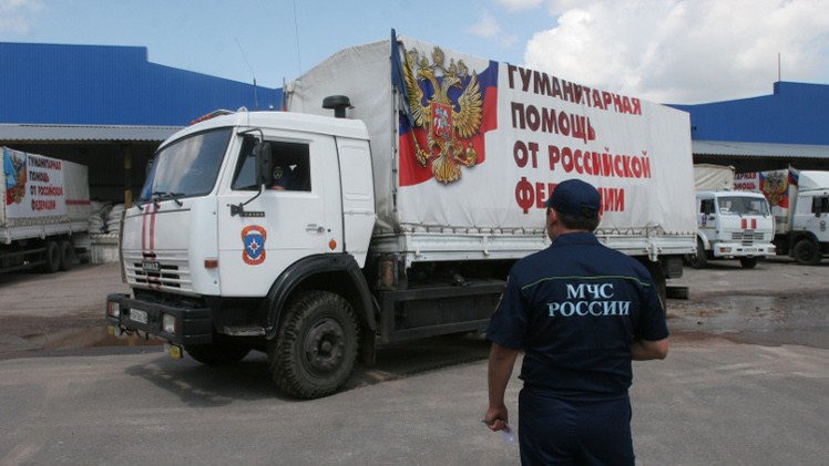 القافلة الإنسانية الروسية الـ35 تتوجه إلى دونيتسك ولوغانسك