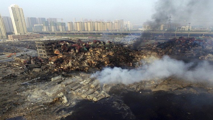 الصين تتكبد خسائر بـ 11 مليار دولار نتيجة لانفجارات تيانجين