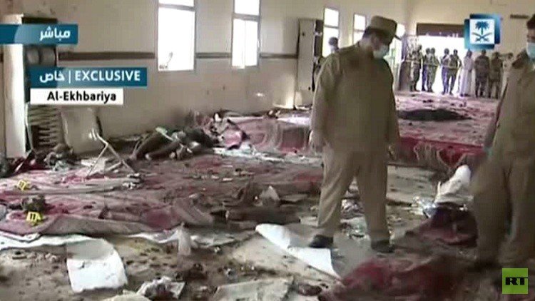 داعش يتبنى تفجير مسجد أبها في السعودية