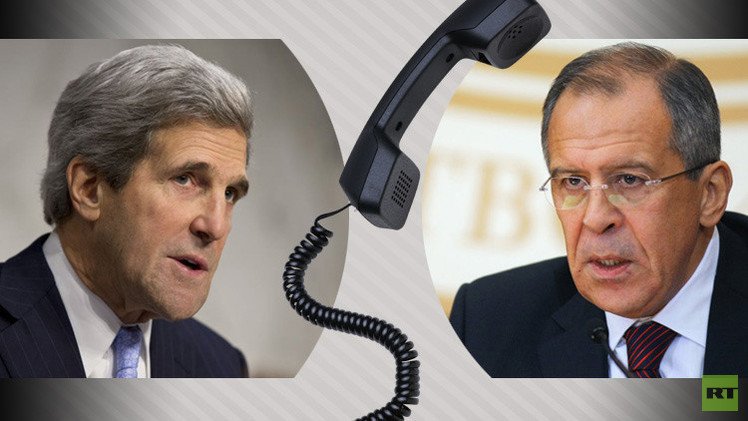 الخارجية الروسية: لافروف وكيري بحثا الوضع في سوريا ومحاربة 