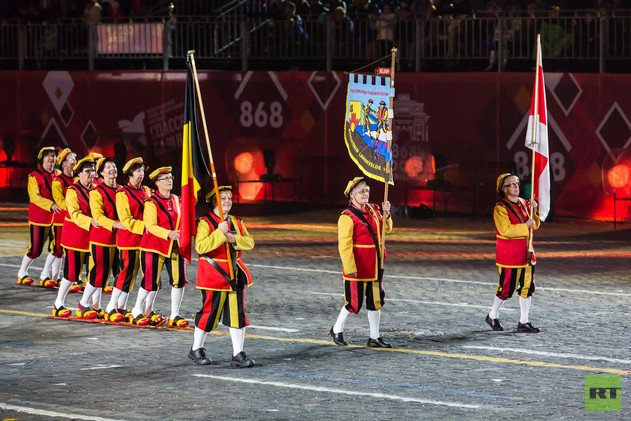 الفرقة الملكية للمشاة على الأرجل الخشبية - بلجيكا 