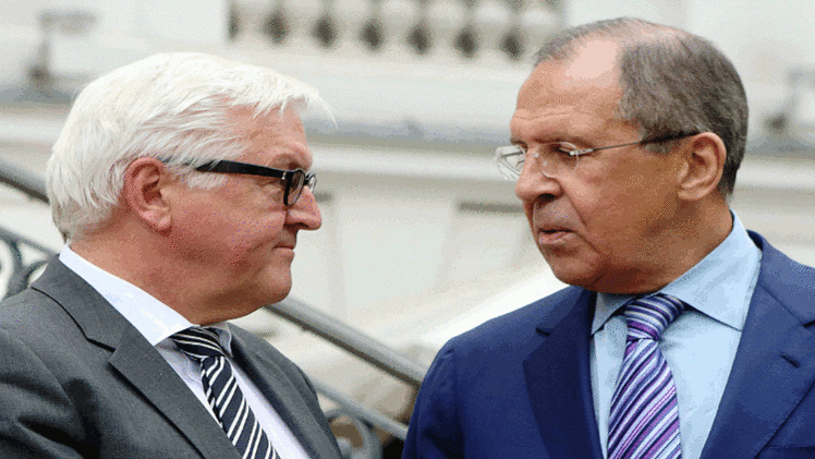 لافروف يبحث مع شتاينماير التحضير لاجتماع النورماندي حول أوكرانيا