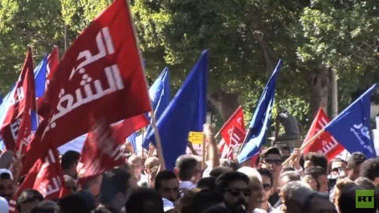 مظاهرات في تونس رفضا لقانون 