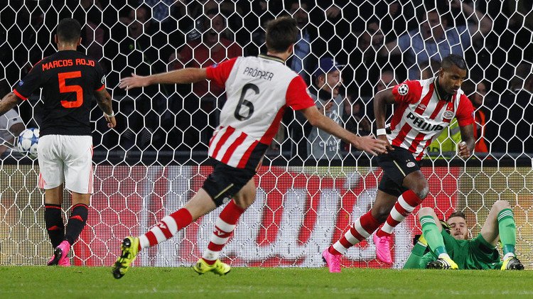 مانشستر يونايتد يسقط  أمام أيندهوفن والريال يبدأ مشواره برباعية في دوري الأبطال (صور)