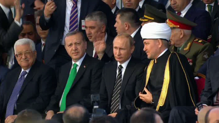 أردوغان يقتبس من تولستوي أثناء كلمته في افتتاح المسجد الكبير بموسكو