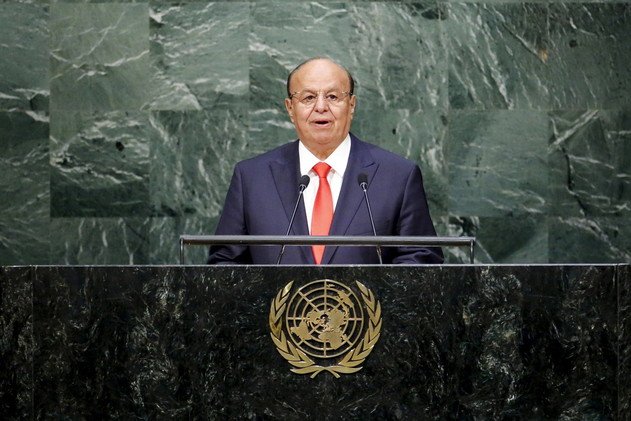 هادي يتهم الحوثيين بارتكاب جرائم ضد الإنسانية والتحالف يتقدم نحو صنعاء