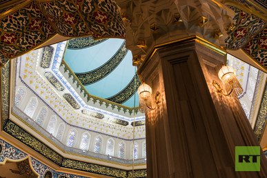 قبة المسجد من الداخل 