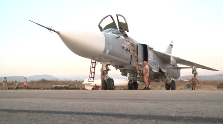 شاهد لأول مرة القاعدة الجوية الروسية في اللاذقية .. (فيديو)