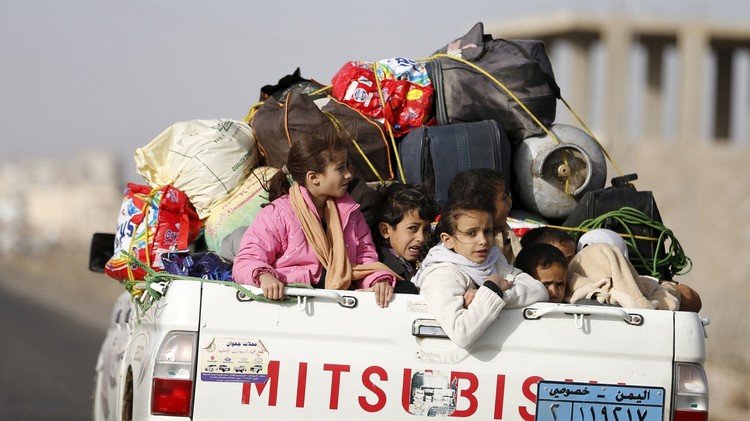 الأمم المتحدة: 114 ألف شخص فروا من اليمن منذ نهاية مارس