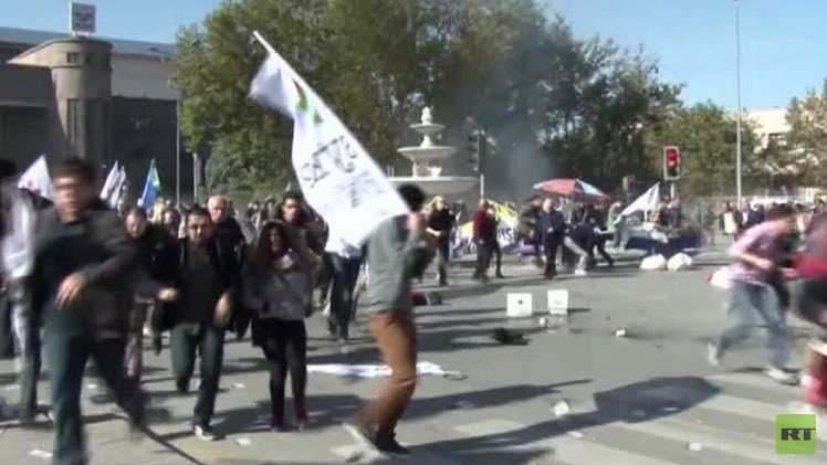 عشرات القتلى والجرحى بهجوم إرهابي قرب محطة للقطارات بالعاصمة التركية 