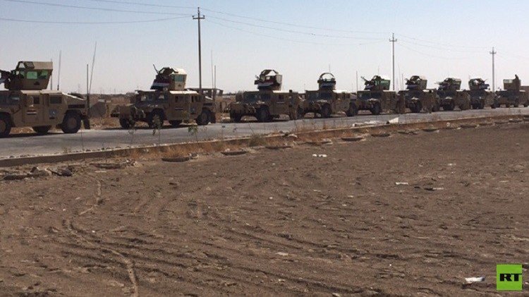 القوات العراقية والحشد الشعبي يقصفان معاقل 