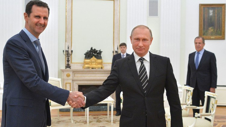  بوتين يلتقي الأسد في موسكو (فيديو)